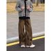 American Niche Design, Loose Fitting Patchwork, Vintage Jeans, Men's Trendy Brand 2025 Casual Wide Leg Silhouette Curved_mkmklike.com