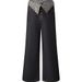 Black Paisley Patchwork Raw Denim Jeans – Unisex Straight-Leg Vintage Fit (S-3xl) Chainstitch Hem_mkmklike.com