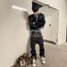 Men's Slim Fit Straight Leg Jeans Double Waist Patchwork Faux Two Tone Design Street Style Gathered Floor Length Denim_mkmklike.com