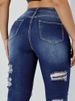 K Fashion Ripped Frayed Stretch Women's Skinny Jeans_mkmklike.com