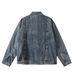 Jia Yi Ku New American Washed Cowboy And Women's Crimson Rivet Jacket Men's_mkmklike.com