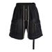 Men's Clothing High Street Vibe Washed Distressed Raw Edge Denim Shorts Pocket Workwear Loose Shorts_mkmklike.com