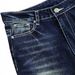European American Cross-border Hot-selling Women's Clothing: Slim-fit, Slightly Flared Jeans With Back Pocket Embroidery_mkmklike.com