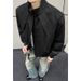 American Rero Deconsruced Cu Sand-up Collar Work For Men, Spring Season, Hree-proof, High-end Shor Baseball_mkmklike.com