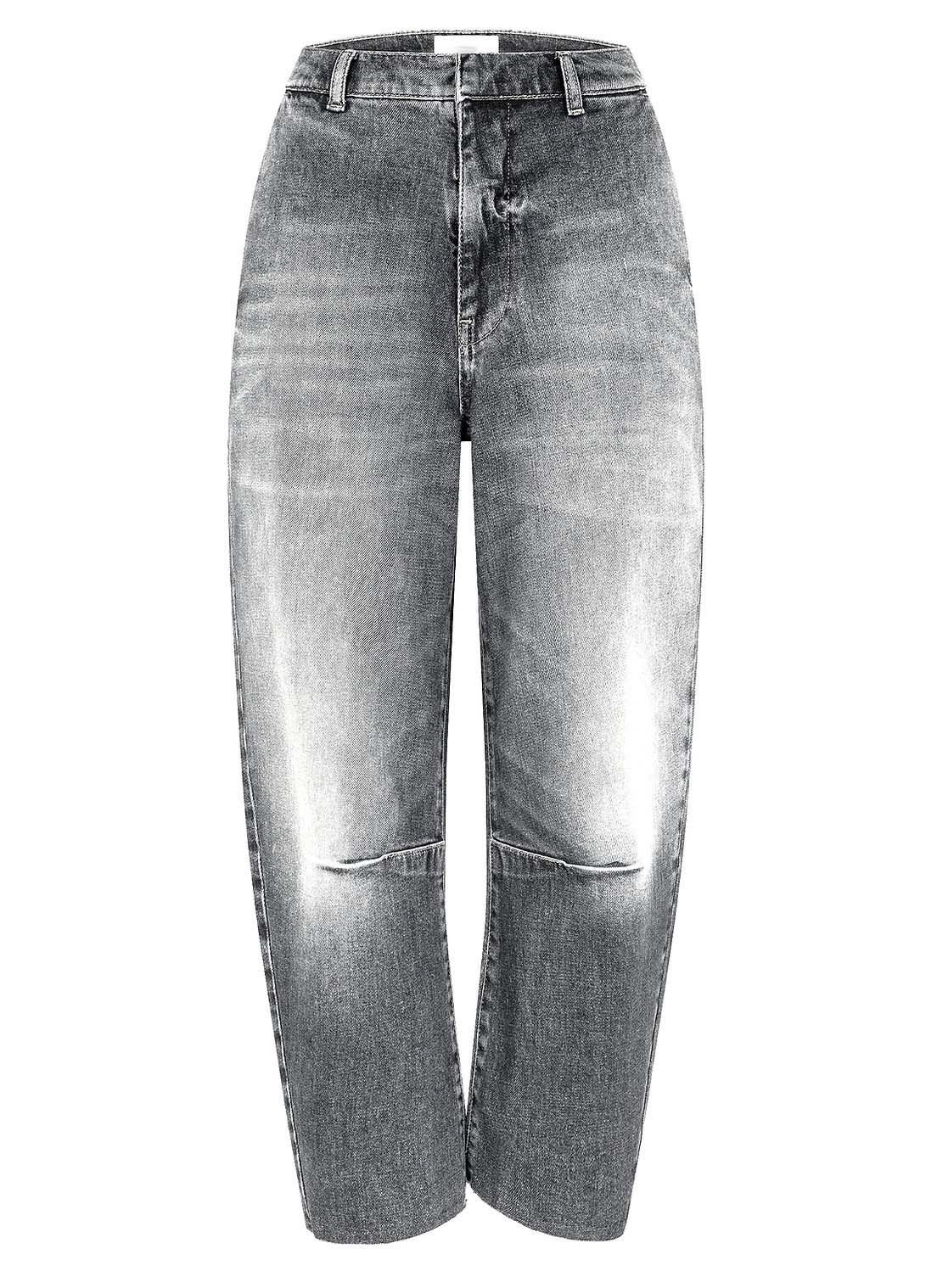 Women's Streetwear Denim Suit Set - Slim Fit Blazer & Distressed Jeans (Grey Set, S-XL)_mkmklike.com