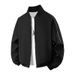 Spring Autumn Baseball Coat Trendy Brand Pilot Solid Color Men's Youth Casual Jacket_mkmklike.com