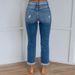 Women's Clothing Jeans Women's Washed Gradient Straight Pants_mkmklike.com