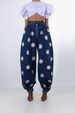Cross-border European And American Street Fashion Women's New High-waisted Zippered Jogger Jeans, Loose Casual Retro_mkmklike.com