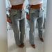 Women's Rhinestone Embellished Wide Leg Jeans – Stylish Loose Fit Denim Pants With Crystal Details (Black/Light Blue/Greyish) – Sizes S/M/L_mkmklike.com