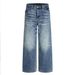 Washed Wave White Straight-Leg Jeans Punk Street Style Personality Pocket Loose Wide-Leg Pants For Men_mkmklike.com