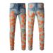 Men's Clothing Star Jeans Men's Stretch Pants Slim Light Blue Jeans Men's Wear 824_mkmklike.com