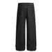 American High Street Straight-Leg Jeans For Men With Design Sense, Button Closure, Cat Whiskers, Niche Loose Wide-Leg_mkmklike.com