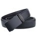 HOT Men's Automatic Slip Buckle Business Casual Leather Black Waist Belt_mkmklike.com