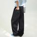Men's Clothing Cleanfit Men's Straight Leg Jeans Color Block Embroidered Back Pockets Retro Loose Fit Casual Long Pants Spring Style_mkmklike.com