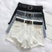 High-Waisted Slimming Ripped Denim Shorts for Women Korean Style Loose Fitting Wide Leg A-Line Hot Pants Perfect for Summer 2020_mkmklike.com