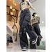 Women's Straight Leg Wide Leg Jeans American Retro High Street Workwear Casual Pants Fashionable Trendy Trousers 2024_mkmklike.com
