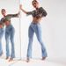 K New Slim Fit Elastic Fashionable Light Colored Bell Bottom Pants For Women Jeans_mkmklike.com