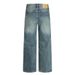 American Style Washed Denim Straight-Leg Casual Loose Men's Vintage Distressed Wide-Leg Versatile Dad Pants_mkmklike.com