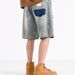 Men's Summer Denim Shorts Style Distressed Retro Washed Loose Fit Five Point Cool Trendy Pants_mkmklike.com