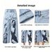 Men's Summer Loose Capri Pants Street Graffiti Print Denim Shorts Trendy Retro_mkmklike.com