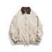 Factory Direct Supply Japanese Style Casual Patchwork Vintage Lapel Jacket Men's 2024 Spring New Three-Dimensional_mkmklike.com