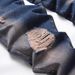 Men's Distressed Denim Jeans – Straight Fit Ripped Cotton Pants For Streetwear (Sizes 28-40, Blue)_mkmklike.com