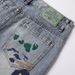 Men's Clothing Blue Ripped And Distressed Loose Straight Leg Men's Denim Shorts Trendy Versatile Stylish For Formal & Casual_mkmklike.com