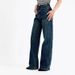 Women's Vintage Blue Wide Leg Jeans – Trendy High Waist Flared Denim Pants For Casual & Boho Style (Sizes 25-32)_mkmklike.com