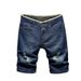 Men's Breathable Summer Riding Breeches Light Blue Denim Shorts Five Point Trendy Four Point Seven Point Pants_mkmklike.com