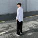 Nordmann Ink Splash Jeans Men Spring Autumn Loose Straight Trendy High Casual Long American Street Style Floor-Length Wide-Leg_mkmklike.com