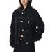 Unisex American Retro High End Black Denim Jacket Loose Fit Versatile Casual Workwear Top Unique Style_mkmklike.com