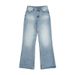 Men's Clothing High Street Light Blue Baggy Jeans Loose Flared Jeans For Men And Women Straight Slim And Versatile_mkmklike.com