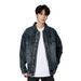 2024 In Stock Autumn New High Street Retro Heavy Structure Washed Men's Denim Jacket Loose Casual Top Trendy_mkmklike.com