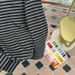 Women's Clothing shirt striped spring and autumn thin long sleeved T shirt women's medium long round neck loose large size women's clothing_mkmklike.com