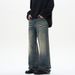 Men's Washed Whiskered Jeans Retro Archer0603 Trendy Vintage Trousers For Spring Men's Wear_mkmklike.com