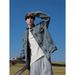 American Washed Denim For Men, Autumn Winter New Loose And Trendy Casual Jacket Top_mkmklike.com