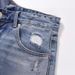 Men's Clothing High Street Destruction Cat Whisker Grinding Hole Denim Shorts Jeans_mkmklike.com