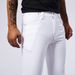 Men's Slim Straight Stretch Jeans Classic White Denim Pants Mid-Rise Comfort Fit Versatile Casual Wear_mkmklike.com