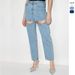 Women's Clothing Versatile Slim Deep Light Blue Jeans Women's Autumn New Straight Tube Loose High Waist Trousers_mkmklike.com