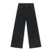 Men's Clothing Washed Jeans Men's Handsome Loose Washed Straight Wide Leg Mopping Pants_mkmklike.com