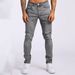 Men's Clothing Jeans Ins Trendy Slim Denim Trousers_mkmklike.com