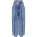 Women's High Waist Zipper Leg Jeans Loose Casual Retro Pants Summer Clothing Style_mkmklike.com