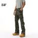 EF JEANS | 2025 New American Street Camouflage Pants Breasted Zipper Pants Tooling Jeans Trendy Men And Women_mkmklike.com