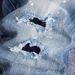 Men's Clothing Men's High Street Fashion Ripped Jeans Trendy Distressed Blue Washed Tie Dye Retro Slim Fit Skinny Jeans_mkmklike.com