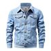 Men's Clothing Denim Jacket Cotton Casual Slim Jacket Men's Denim Jacket_mkmklike.com