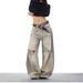 Men's Clothing American Retro Tie Dye Splatter Jeans Unisex Vintage Tie-Dye Distressed Denim Pants Straight Leg Streetwear Jeans For Men & Women_mkmklike.com