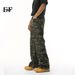 EF JEANS | 2025 New American Drape Camouflage Micro-horn Slim-fitting And Thin Floor-mopping Denim Slacks_mkmklike.com