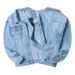 Loom 2025 New Slim Fit Jacket Spring Autumn European And American Simple Light Blue Stylish Men's Denim Coat Trendy_mkmklike.com