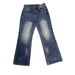 Vintage Washed Denim Jeans – Relaxed Fit Workwear Trousers With Artisan Distressing & Embroidery (S-XXL, Classic Blue, Non-Stretch, Straight-Leg)_mkmklike.com