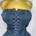 Summer Sexy Fashion Strapless Denim Jumpsuit For Women Wide Leg Pants Casual Spring/Autumn Regular Fit_mkmklike.com